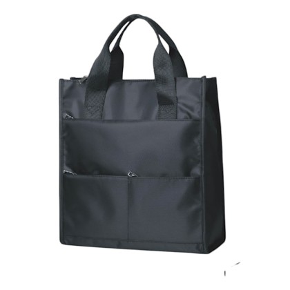 Customizable Waterproof Nylon Briefcase Tote | Branded Document & Tablet Organizer