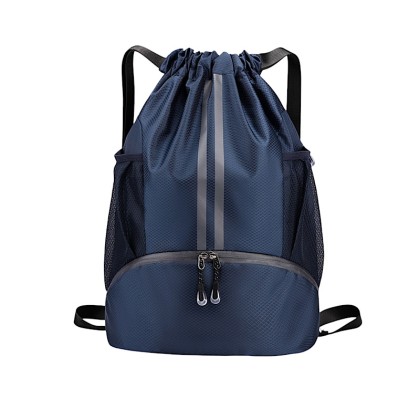 Premium Lightweight Waterproof Drawstring Backpack with Independent Shoe Compartment