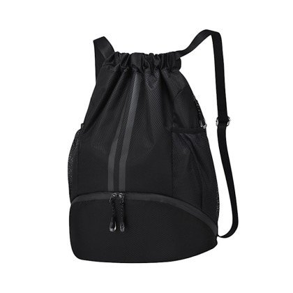 Premium Lightweight Waterproof Drawstring Backpack with Independent Shoe Compartment