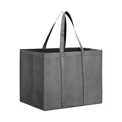Premium Large Reusable Grocery Tote Bag: Heavy-Duty Rip-Stop Fabric Shopping Box Organizer