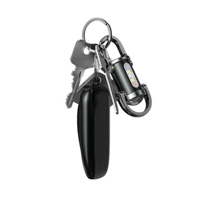 Sleek Multi-Functional Ultra-Mini Keychain Light with 5 Light Modes and Red/Blue Warning Strobe