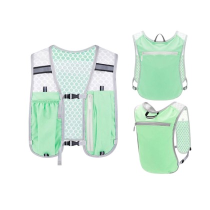 Premium Ultra-Lightweight Breathable Sports Hydration Vest: Performance Running & Cycling Pack with Reflective Safety Design