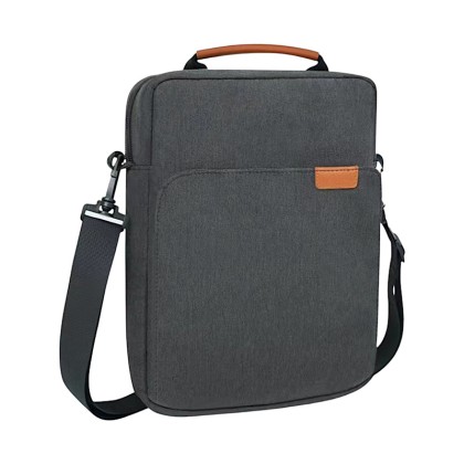 Premium Business Elite Oxford Tech Shoulder Bag: Water-Resistant Protective Smart Tablet Sleeve with Shockproof Padding
