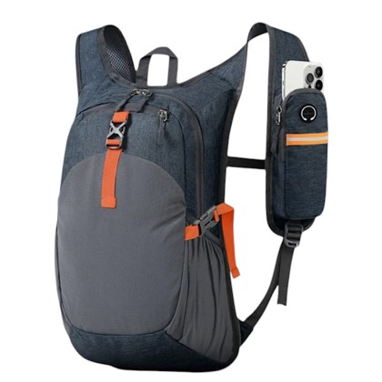 Premium Lightweight Foldable Outdoor Sport Daypack: Water-Resistant Packable Travel Backpack with Shoulder Strap Phone Pouch