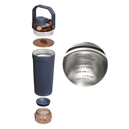 Premium 500ml Stainless Steel Thermal Flask with Carrying Handle & Filter