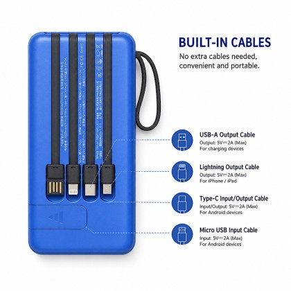 Premium 3-Piece Executive Set: 10000mAh Power Bank, 300ml SUS 304 Mug & Metal Pen