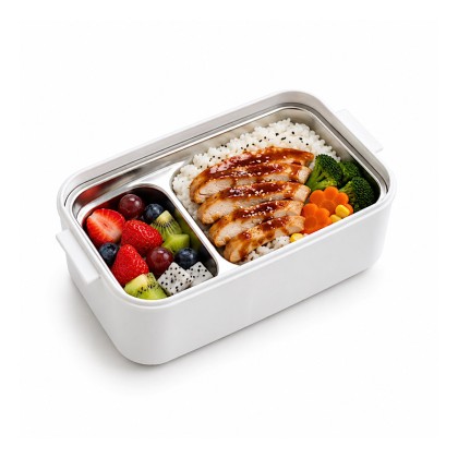 Executive Commuter Set: 304 Stainless Steel Bento Lunch Box & 900ml Thermal Coffee Mug