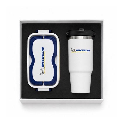 Executive Commuter Set: 304 Stainless Steel Bento Lunch Box & 900ml Thermal Coffee Mug