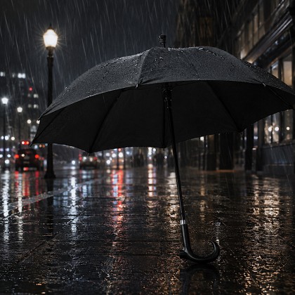 Ergonomic 2-in-1 Walking Cane Umbrella