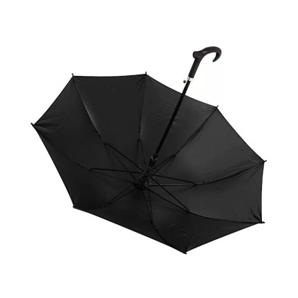 Ergonomic 2-in-1 Walking Cane Umbrella