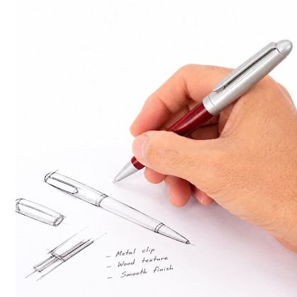 Premium PU Leather USB & Executive Pen Gift Set