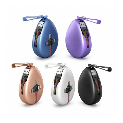 Premium 3-in-1 Retractable Fast Charging & Data Cable