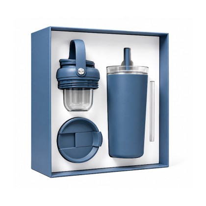 Premium 3-in-1 Stainless Steel Travel Tumbler Set