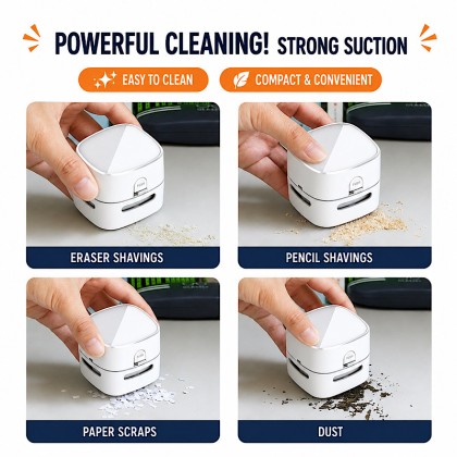 Rechargeable Mini USB Desktop & Keyboard Cleaner