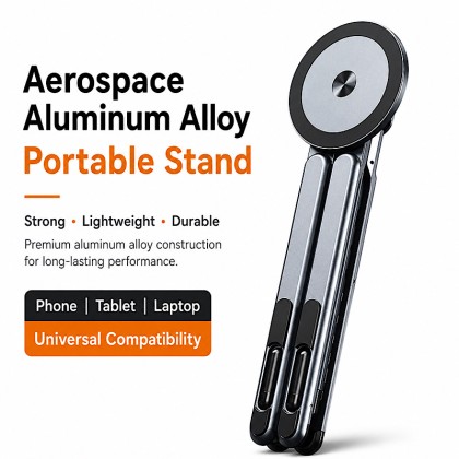 Premium 4-in-1 Foldable Magnetic Aluminum Stand