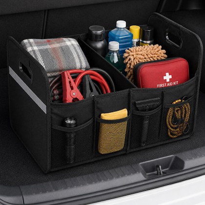 Heavy-Duty Foldable Oxford Trunk Organizer