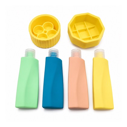 Premium 4-in-1 Silicone Travel Dispenser Set