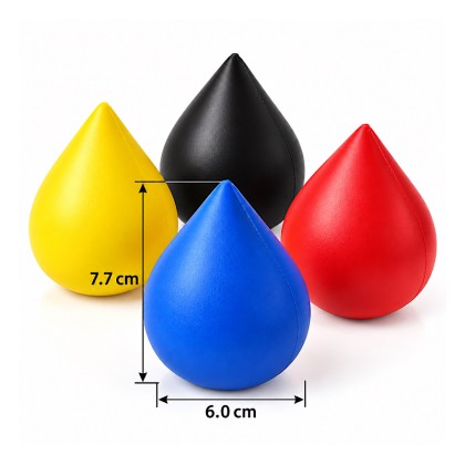 Water Drop-Shaped PU Foam Stress Ball