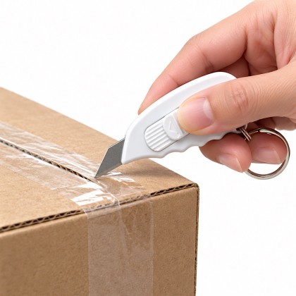 Compact Mini Utility Knife & Box Cutter Keychain