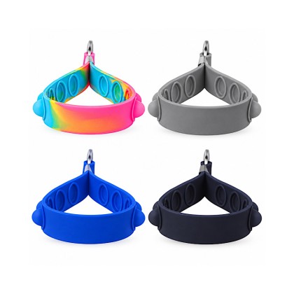 Silicone Fidget Pop-It Lanyard & Keychain