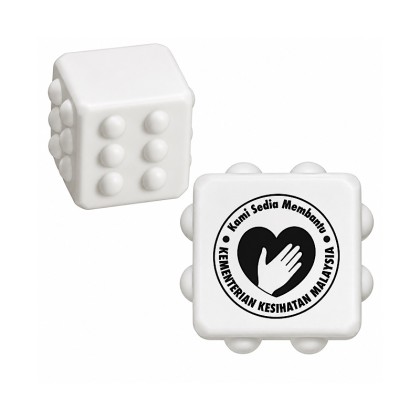 Silicone Fidget Pop-It Dice Stress Toy