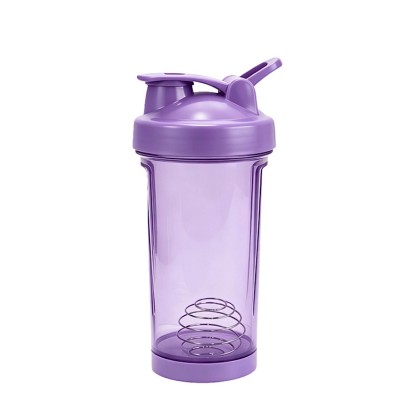 Custom 2026 PC Protein Shaker Bottle with Stainless Steel Whisk Ball