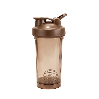 Custom 2026 PC Protein Shaker Bottle with Stainless Steel Whisk Ball