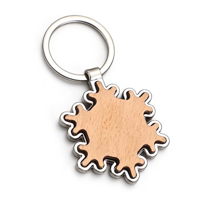 Custom Wooden & Metal Keychain Collection