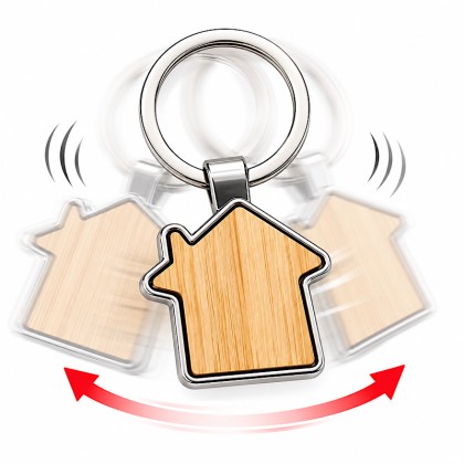Custom Wooden & Metal Keychain Collection