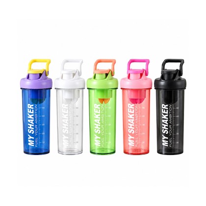 700ml Sports Protein Shaker Bottle with Phone Stand Lid