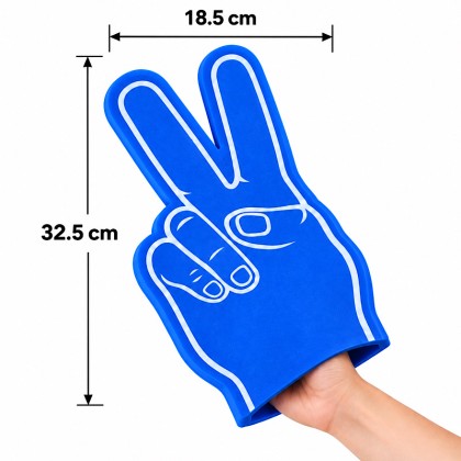 EVA Foam Peace Sign Hand Cheering Glove