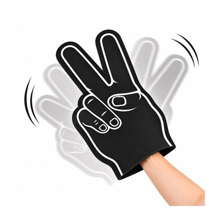 EVA Foam Peace Sign Hand Cheering Glove
