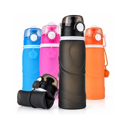 Collapsible Medical-Grade Silicone Water Bottle
